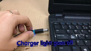 Dell Inspiron 3521  Charger light goes off when plug it into the laptop [upl. by Yelsha967]