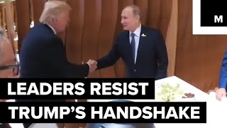 Trump handshake trolls [upl. by Kathye610]