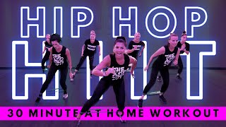 30 Minute HIP HOP HIIT  High Intensity Interval Training  Cardio Blast Fun [upl. by Noitsuj]