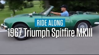 1967 Triumph Spitfire MKIII  Ride Along [upl. by Anikas444]