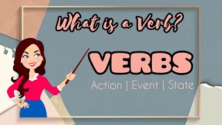 VERBS What Is A Verb  Types of Verbs  Examples of Verbs  English Grammar [upl. by Armalda]