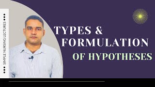 Hypothesis Types amp formulation Simple Explanation [upl. by Nachison]