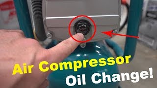 How To Change Your Air Compressor Oil [upl. by Steere]