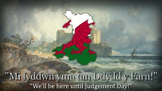 quotYma o hydquot  Welsh Nationalist Song [upl. by Aylad]