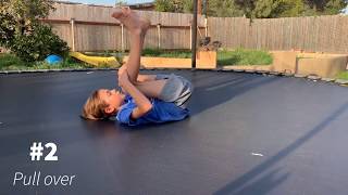 3 beginner trampoline tricks Easy [upl. by Noyes]