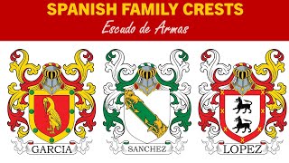 Spanish Family Crests [upl. by Krahmer]