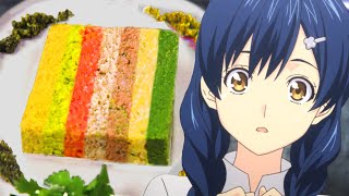 We made the HARDEST Food Wars Recipe  RAINBOW TERRINE  Feast of Fiction [upl. by Fesuy575]