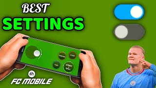 Best SETTINGS gameplay controls graphics to WIN  EA FC MOBILE 25 [upl. by Monika]