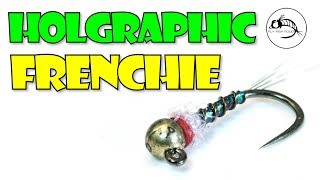 Holographic Frenchie  Fly Tying Tutorial Euro Nymph [upl. by Nosmirc]