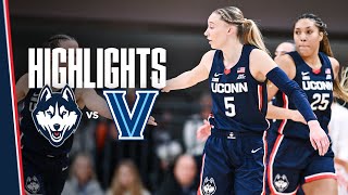 HIGHLIGHTS  10 UConn Womens Basketball at Villanova [upl. by Nathanil]