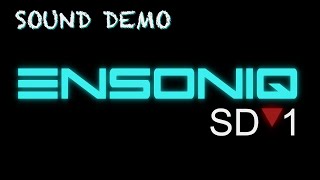 ENSONIQ SD1 Synthesizer 1990 No Talking DEMO [upl. by Nathanial]