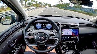 The New 2022 Hyundai TUCSON Limited POV Test Drive [upl. by Renat]