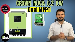 Unboxing Crown Nova 82KW Hybrid Solar Inverter with Dual MPPT and Dual Output [upl. by Eceinwahs]