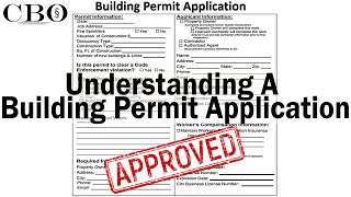 Understanding A Building Permit Application  The Building Permit Process Made Simple Part 1 [upl. by Berry]