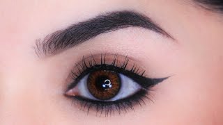 3steps to Apply Winged Eyeliner like a Pro with Lakme Eyeliner  Eyeliner tutorial  Chandrika [upl. by Ecniv208]