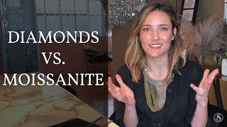 Diamonds vs Moissanite Whats the Difference [upl. by Rj]