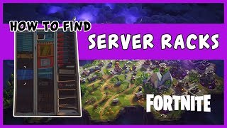 FORTNITE Guide  How to find server racks in Fortnite daily quest guide 2018 [upl. by Sharpe550]