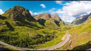 Best Drive In Britain A82 Road Glencoe Highlands Scotland [upl. by Enid]