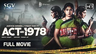 ACT 1978  New Released Kannada Movie  Social Thriller Film  Yajna Shetty  Pramod Shetty [upl. by Nile]