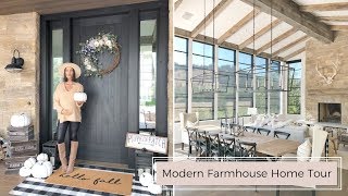 H O M E  Modern Farmhouse Tour [upl. by Elrebmik123]