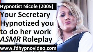 Secretary hypnotized you to sleep Hypnotist Nicole ASMR Hypnosis roleplay [upl. by Zohara838]