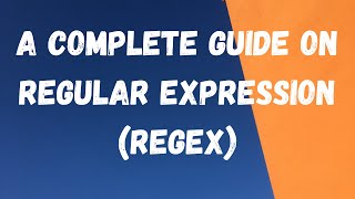 Regular ExpressionRegex Tutorial  Build Regex step by step Regular Expression matching [upl. by Niryt459]