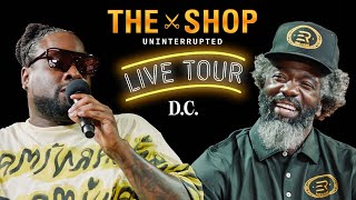 Welcome to The Shop UNINTERRUPTED Live Tour Washington DC with Wale amp Ed Reed [upl. by Nollad]