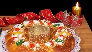 Receta Roscón de Reyes tradicional  ROSCÓN DE REYES EL AUTENTICO Y TRADICIONAL Loli Domínguez [upl. by Santana]