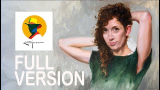 Learn how to paint a portrait in oil paint Full amp Free tutorial By Ben Lustenhouwer [upl. by Nevram160]