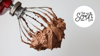 HOW TO MAKE CHOCOLATE GANACHE FROSTING  The Scran Line [upl. by Aikyn288]