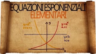 Equazioni Esponenziali Elementari  Spiegazione con Esempi Svolti [upl. by Rosalind]