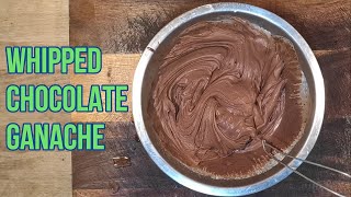 Easy Whipped Chocolate Ganache Frosting [upl. by Fanning]