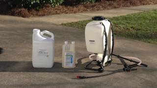 How to Properly Mix Insecticide in a Backpack Sprayer [upl. by Asirrak88]