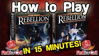 How to Play Star Wars Rebellion  Rise of the Empire Expansion [upl. by Herwin]