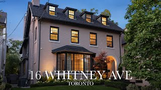 Rare Rosedale masterpiece  16 Whitney Ave Toronto [upl. by Na]