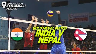 Highlights  India v Nepal  Final  Womens Volleyball  13th South Asian Games 2019 [upl. by Bollinger]