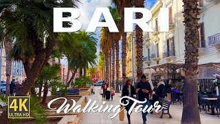 Bari ITALY  4K Ultra HD Walking Tour [upl. by Halie]