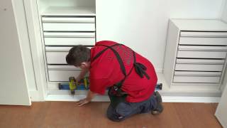 How To Install Sliding Wardrobe Doors  DIY With Bunnings [upl. by Yelats]