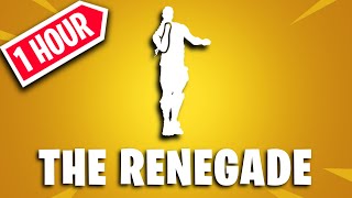 FORTNITE THE RENEGADE EMOTE 1 HOUR [upl. by Anaihr]