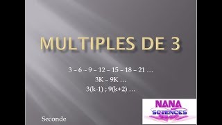 Multiples de 3 [upl. by Florrie]