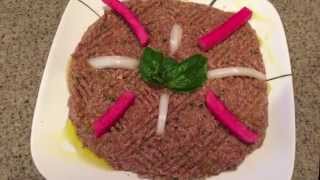 Lebanese Kibbeh Nayyeh  Easy But Delicious Recipe [upl. by Ettevram]