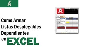 Listas desplegables dependientes en Excel [upl. by Renata]