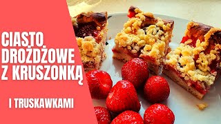 LIDLOMIX Przepisy  Ciasto drożdżowe z kruszonką i Truskawkami  Monsieur Cuisine Connect [upl. by Loseff674]