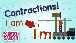 Contractions  English Grammar Practice  Scratch Garden [upl. by Elockin]