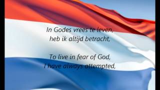 Dutch National Anthem  quotHet Wilhelmusquot NLEN [upl. by Soo]