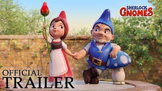 SHERLOCK GNOMES  Official Trailer [upl. by Regdirb975]