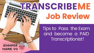 TranscribeMe Review How to Pass the Exam and Get a Transcription Job in 2020 [upl. by Rosemare]