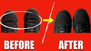 HOW TO Remove Creases From Jordans  AIR JORDAN 5 RESTORATION [upl. by Nylarad]