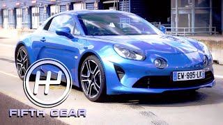 Alpine A110 Team Test  Fifth Gear [upl. by Nesmat]