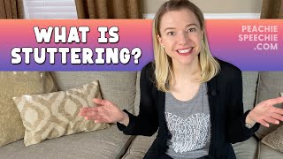 What is Stuttering by Peachie Speechie [upl. by Nairahcaz552]